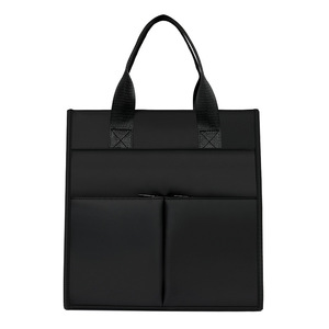 Bolsa de Lona Impermeable para Portátil, Maletín de Negocios, Duradera, Gran Capacidad, Múltiples Compartimentos, Elegante Bolsa para Portátil para Hombre - Product Image 4