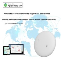 Dispositivo de Rastreo Antipérdida MFI para Llaves y Carteras, Sistema Dual de Localización Compatible con iOS y Android, Localizador Remoto