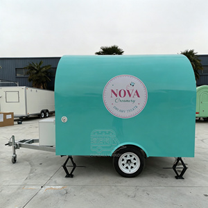 Ice Cream Cart Mobile Ice Cream Cart Ice Cream Truck Food Trailer Commercial Food Truck Trailer Food Shop - Product Image 3