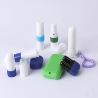 Tubos Inhaladores Nasales de Doble Uso, Plástico Convencional de 0.5ml, para Parches Nasales y Bucales
