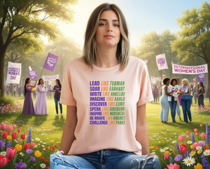 T-shirt icona femminista da donna a maniche corte girocollo 100% cotone vestibilità ampia casual primavera estate con stampa a lettere - Product Image 2