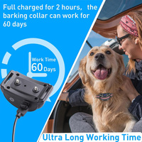 Wiederauf lad bares IPX6 wasserdichtes Smart Anti Barking Collar Anti Barking Gerät für Hunde