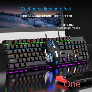 Bán buôn tùy chỉnh Gamer KM600 Bàn phím teclado <span class=keywords><strong>Backlit</strong></span> RGB máy móc bàn phím chuột máy tính Bàn phím chơi Game và chuột combos - Product Image 3