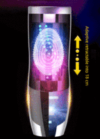 Coupe de masturbation pour hommes avec piston électrique rotatif télescopique, 6 modes de chauffage, voix artificielle, vagin artificiel