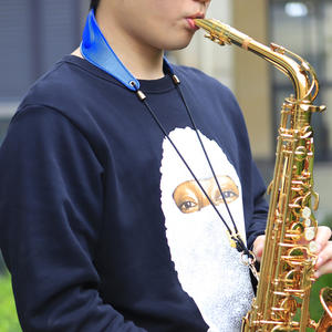 SLADE Fábrica Precio al por mayor Protector de saxofón <span class=keywords><strong>Sax</strong></span> Soporte ajustable Hombro Correa de cuello de cuero de alta calidad - Product Image 2