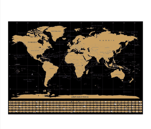 Glow In The Dark Huỳnh Quang Bản Đồ Thế Giới Scratch Off Bản Đồ Du Lịch Bản Đồ <span class=keywords><strong>Poster</strong></span> Quà Tặng - Product Image 4