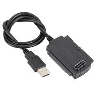 Cable Adaptador Convertidor de Unidad SATA/PATA/IDE a USB 2.0 para Disco Duro de 2.5 / 3.5 Pulgadas, Cable Adaptador Convertidor de 480 MB/s