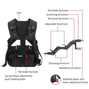 JingYing-estabilizador de brazo de cámara para cardán DJI <span class=keywords><strong>MOZA</strong></span> Zhiyun, 8kg de resorte de absorción de choque DSLR - Product Image 3
