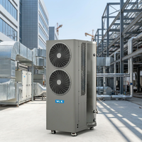 Chauffe-eau extérieur à pompe à chaleur 420L 1.5HP pour projet CVC, cycle fluoré, double ventilateur, réservoir intérieur en acier pour entreprise d'installation