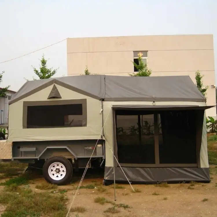 Großes Luxus-Reisen-Campingzelt Gelände-Wohnwagenzelt für Familie Hochleistungs-Großzelte für den Außenbereich