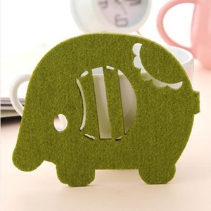 Sous-verres en feutre durables de haute qualité, designs personnalisés, formes mignonnes, sous-verres isolants thermiquement pour la vaisselle de table à la maison - Product Image 5