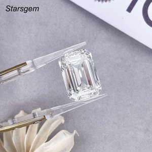 Diamante de Laboratorio con Corte Esmeralda Octogonal en Oferta de Starsgem, Forma Elegante, Color D, Claridad VVS2, Diamante Cultivado en Laboratorio - Product Image 1