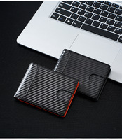 Dompet Kartu Baellerry Desain Baru Tipis Minimalis untuk Pria, Dompet Bisnis Pria Kecil Sederhana Bahan PU