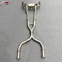 Sistem Knalpot Sport KM Premium SS304 untuk Nissan Z RZ34 3.0T V6 dengan Kontrol Katup, Performa Tinggi, Perakitan Pipa Tengah Belakang