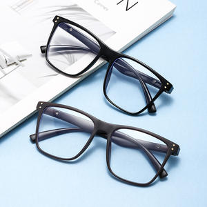 แว่นตาป้องกันแสงสีฟ้าทรงสี่เหลี่ยมสไตล์พังก์ น้ำหนักเบา ขาแว่นแบบสปริง TR90 สายไหม ใช้ได้ทั้งชายและหญิง เหมาะกับทุกใบหน้า - Product Image 2