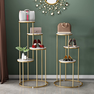 Display <b>Shelves</b> in the Clothing Store showcase windows Shoe and Bag Display Racks Island Cabinets Height-<b>adjustable</b> Workstations - Product Image 3