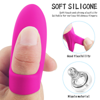 Doigt Vibrateurs Clitoris G Spot Stimulateur Érotique Adulte Produit Lesbien Sex Toys pour Femme Masturber