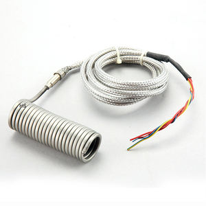 700w 1000w 1200W 1500w Chauffe-bobine à canaux chauds Élément chauffant en spirale avec fil de température - Product Image 2