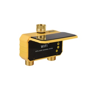 WiFi Home Lazy Micro-Spray Solar-Powered Smart Drip-Irrigation System Dual-Channel <b>Timer</b> Quantitative Screen Control Watering - Product Image 4