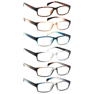 <span class=keywords><strong>Lunettes</strong></span> <span class=keywords><strong>de</strong></span> <span class=keywords><strong>lecture</strong></span> rectangulaires pour hommes, personnalisées en usine, <span class=keywords><strong>pas</strong></span> chères, <span class=keywords><strong>de</strong></span> haute qualité, avec charnières à ressort, anti-lumière bleue, verres transparents - Product Image 1