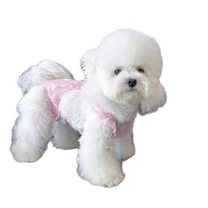 Bluetimi Culotte menstruelle pour chien rose en polyester, protection contre les fuites pour animaux de compagnie, quatre saisons - Product Image 5
