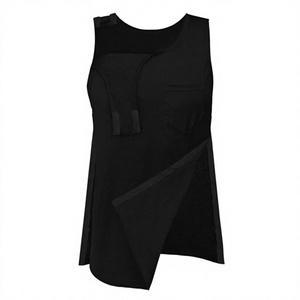 Aesthetic Hooded Knitted Cotton <b>Stringer</b> Tank Top Slim Fit Quick Dry Bodybuilding Workout <b>Vest</b> - Product Image 2