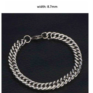 Chaînes cubaines unisexes en laiton et zircon personnalisées, style hip-hop - Product Image 2