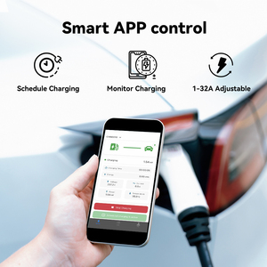 Enchufe <span class=keywords><strong>de</strong></span> <span class=keywords><strong>Carga</strong></span> para Automóvil Leisheng V2G V2H, 32 A, Enchufe para Conexión a Red Eléctrica, con WiFi, Aplicación Inteligente, Cargador para Vehículos Eléctricos Tipo 2 <span class=keywords><strong>de</strong></span> 7 kW, Nuevo Cable <span class=keywords><strong>de</strong></span> 5 m - Product Image 5