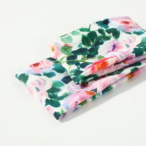 <span class=keywords><strong>Bandeau</strong></span> de fitness floral romantique et éclatant, respirant, antidérapant, doux pour la peau, flexible, à motif de feuilles botaniques, pour le Pilates et la plage - Product Image 4