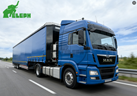 Pièces personnalisées de remorque SKD ccd, 3 axes, remorque latérale pour camion, pièces de remorque latérales