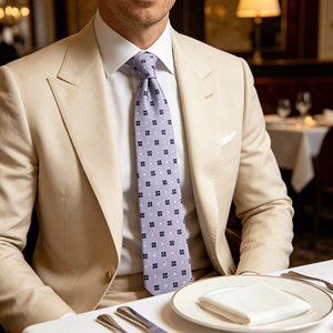Wholesale Custom Men's <b>Polyester</b> Necktie Business Wedding <b>Tie</b> New Paisley Striped Pattern Club <b>Tie</b> Manufacturer - Product Image 4