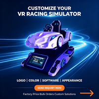 Simulador de Carreras VR 2026, Juego de Realidad Virtual 9D, Simulador de Montaña Rusa 5D 7D, Máquina de Juego 3D para Niños, Simulador de Conducción 12D
