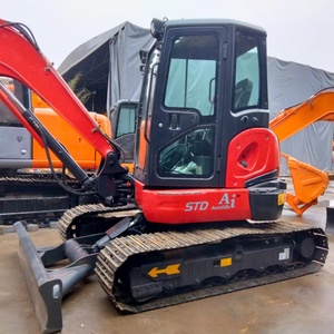 Excavatrice sur chenilles de haute qualité de 5,6 tonnes, modèle KX163, utilisée en Chine, moteur 35,5 kW, capacité de la benne de 0,19 m³, faible nombre d'heures de fonctionnement. - Product Image 3