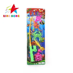 Hot Sale Zomer Speelgoed Kid Vissen Spel Set Speelgoed Met Magnetische Plastic Hengel