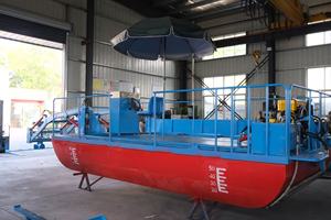 Broyeur de <span class=keywords><strong>roseaux</strong></span> à longues racines, de nénuphar et de jacinthes d'eau, bateau de récolte lacustre, machine de nettoyage de l'eau douce - Product Image 4