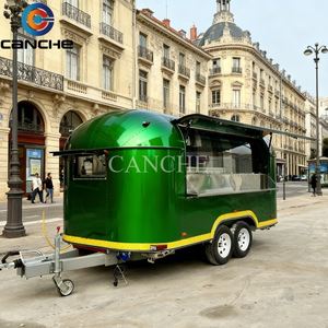 Remorque alimentaire en acier inoxydable avec cuisine complète, camion de nourriture mobile multifonctionnel pour la crème glacée, remorque alimentaire pour les États-Unis - Product Image 6