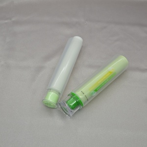 Lujo vacío <span class=keywords><strong>2</strong></span> en 1 protector solar cuidado de la piel tubos exprimidores de suero para crema de manos tubos superiores abatibles tubos de doble cámara - Product Image 5