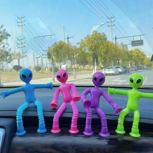 Novedoso y peculiar juguete telescópico de plástico con ventosa, tubo elástico que cambia de forma, luminoso, rompecabezas para niños, juguete antiestrés - Product Image 6