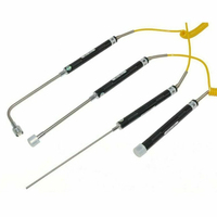 Sonde thermocouple de type L et de type K, capteur de température de surface portable avec poignée isolée