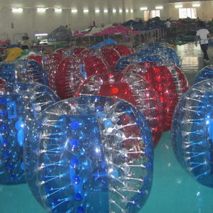 โปรโมชั่น0.8มิลลิเมตรพีวีซี /Tpu พองกันชนฟองลูกฟุตบอลสำหรับฟุตบอลกีฬาเกมส์/ร่างกายพองลูกกันชน - Product Image 3