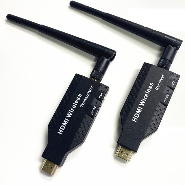 Wireless hdmi Extender Plug and Play 50M Wireless HDMI Transmitter and Receiver 1080P HD 5G Wifi for Laptop to TV