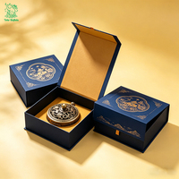 Boîte pliante magnétique personnalisée pour les cadeaux d'anniversaire d'entreprise, boîte rigide pliable pour les cadeaux d'événements promotionnels