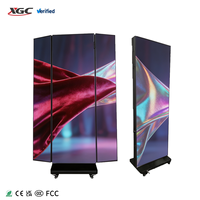 Layar Poster LED Lipat GOB Multi Screen Splicing untuk Toko Pakaian, Resepsionis, Stan Pameran, Mal, Layar Iklan Dalam Ruangan