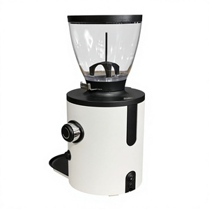 Molinillo de Café Eléctrico con Ajuste de Grosor de Molienda, Tolva Transparente, Blanco y Negro, para Preparación en Mostrador - Product Image 6