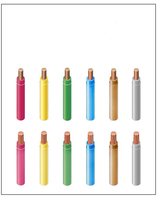 Cable Eléctrico Subterráneo THHN THWN con Aislamiento de PVC y Revestimiento de Nailon, 14/12/10AWG, 400/750V, Cable Flexible para Construcción