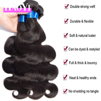 Vente en gros de mèches de cheveux humains vierges bruts 100% non traités, naturellement noirs, Remy, péruviens et brésiliens, ondulés, avec closure
