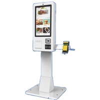 21.5 27 32 pouces Self Service Kisok Auto Commande Machine Kiosques De Paiement Pour Restaurant Hôtel Supermarché