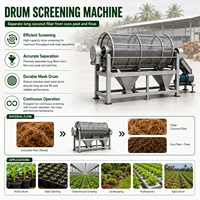 Extracteur de fibres de noix de coco commercial CHENG JINLAI, séparateur à commande numérique, facile à utiliser, capacité de 2 à 4 tonnes, multi-tension