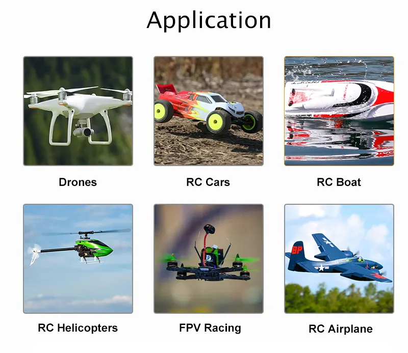 7,4 V 11,1 V 14,8 V 22,2 V 6s 33000mAh 4000mAh 5000mAh 25C batería Lipo para FPV RC Drone coche quadcopter DJI S1000