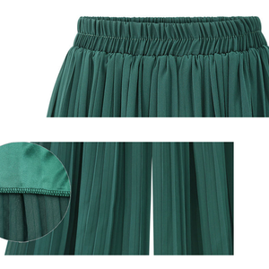 Donne pieghettate gamba larga Plus Size <span class=keywords><strong>pantaloni</strong></span> <span class=keywords><strong>elastico</strong></span> <span class=keywords><strong>in</strong></span> <span class=keywords><strong>vita</strong></span> <span class=keywords><strong>pantaloni</strong></span> larghi sottili europa vendita calda estate primavera Casual <span class=keywords><strong>pantaloni</strong></span> lunghi nono - Product Image 6